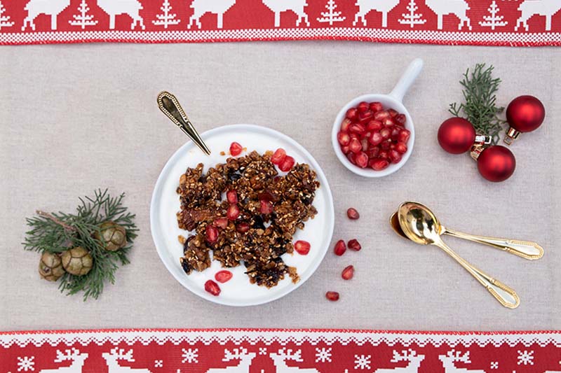 Odyssey Christmas Breakfast: Yoghurt With Greek Granola - Katerina's Kouzina
