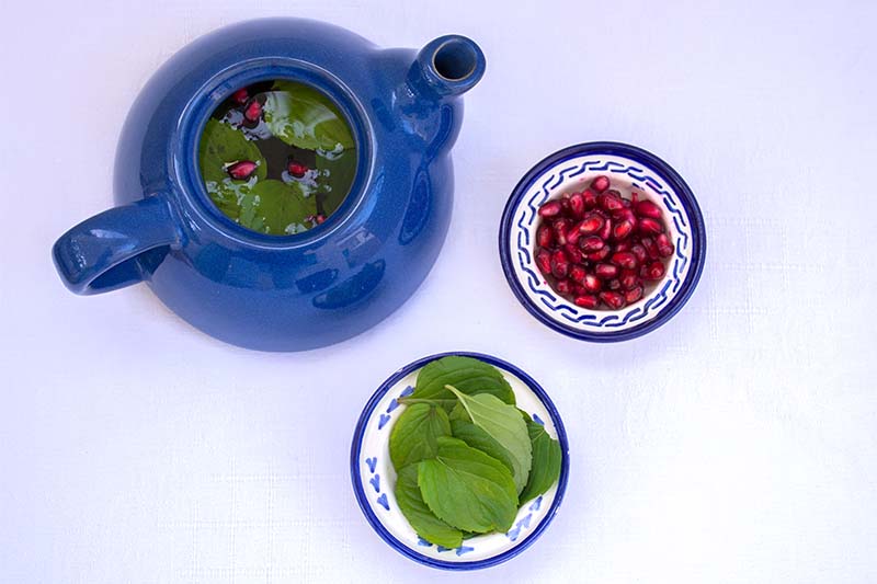 Pomegranate-Mint Tea - Katerina's Kouzina