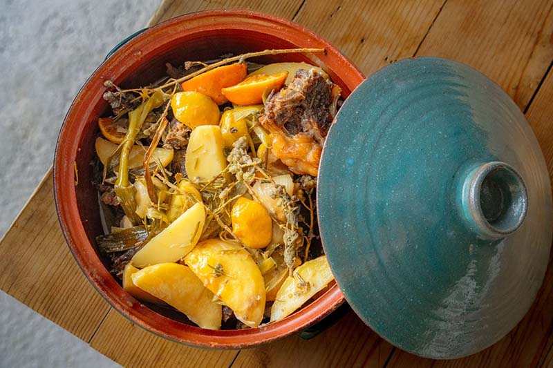 Traditional Greek Roasted Goat in a Clay Pot - Katerina's Kouzina